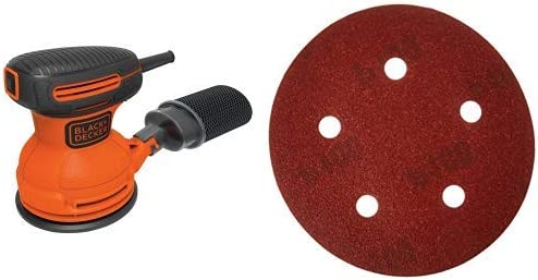 BLACK+DECKER BDERO100 Random Orbit Sander, 5-Inch