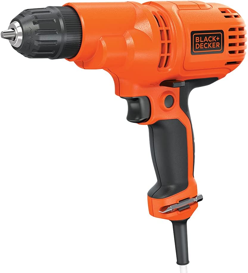 BLACK+DECKER Corded Drill, 5.5-Amp, 3/8-Inch (DR260C)