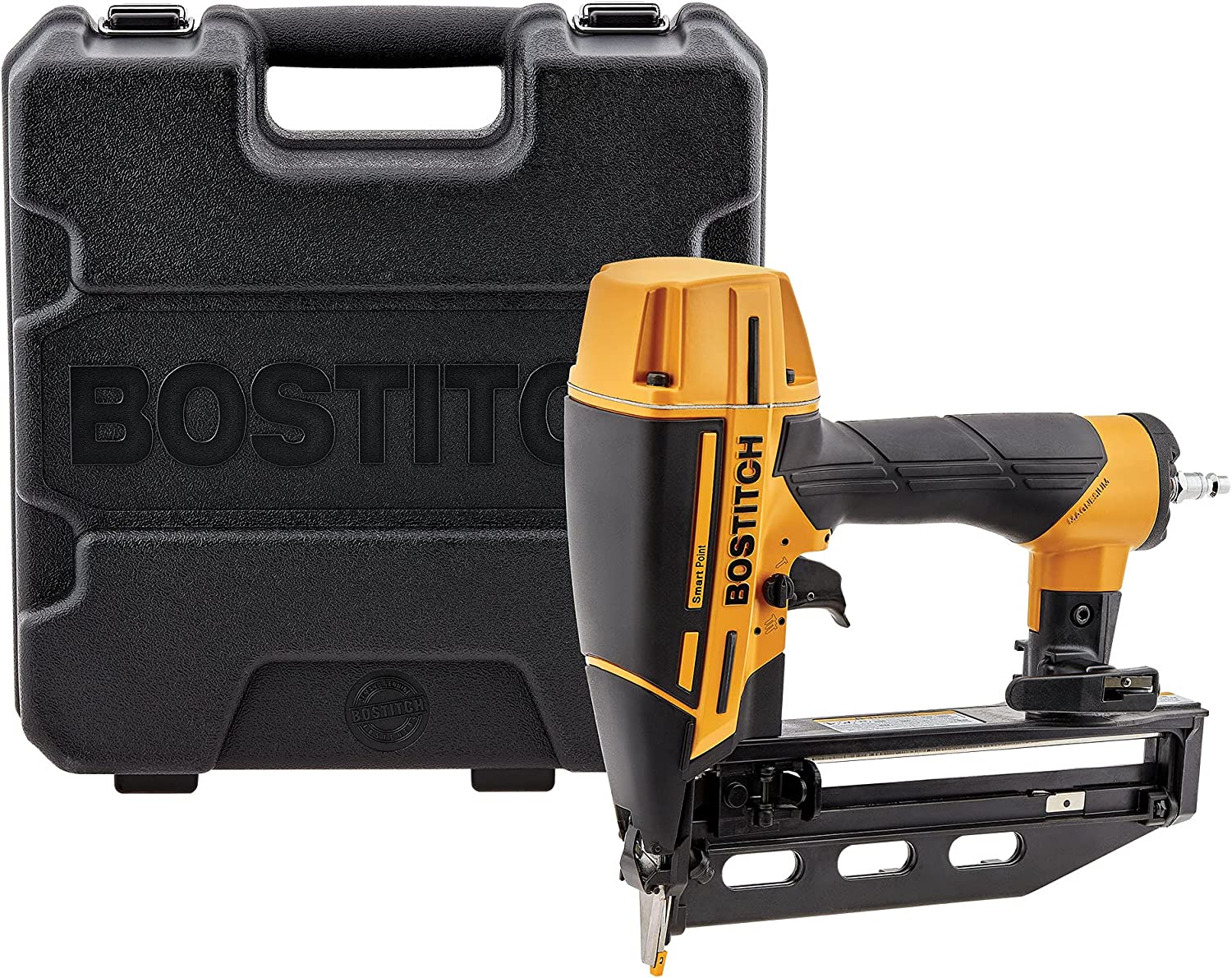 BOSTITCH Finish Nailer Kit, 16GA, Smart Point, Pneumatic (BTFP71917)