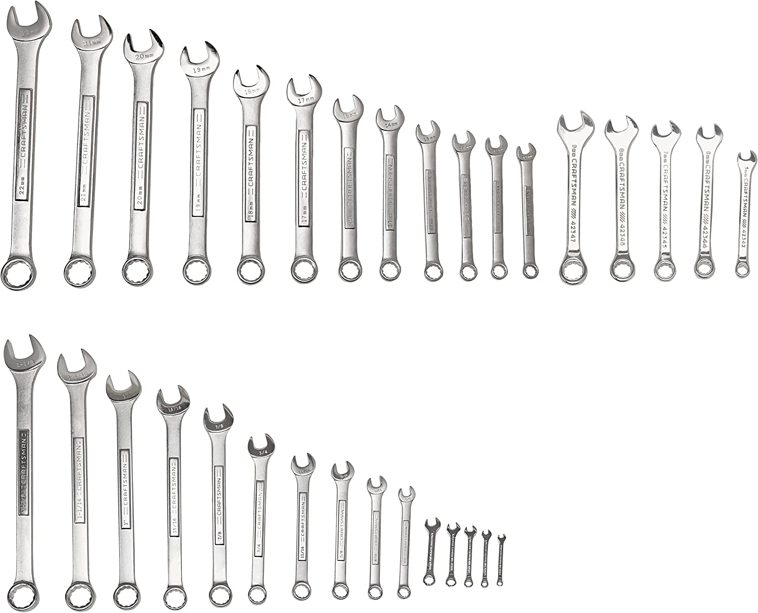 CRAFTSMAN Wrench Set, SAE / Metric, 32-Piece (CMMT12080)