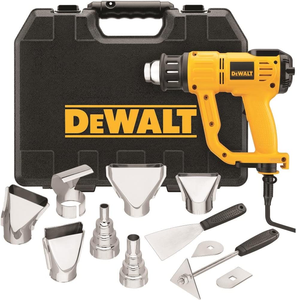 DEWALT Heat Gun with LCD Display & Hard Case/Accessory Kit (D26960K)