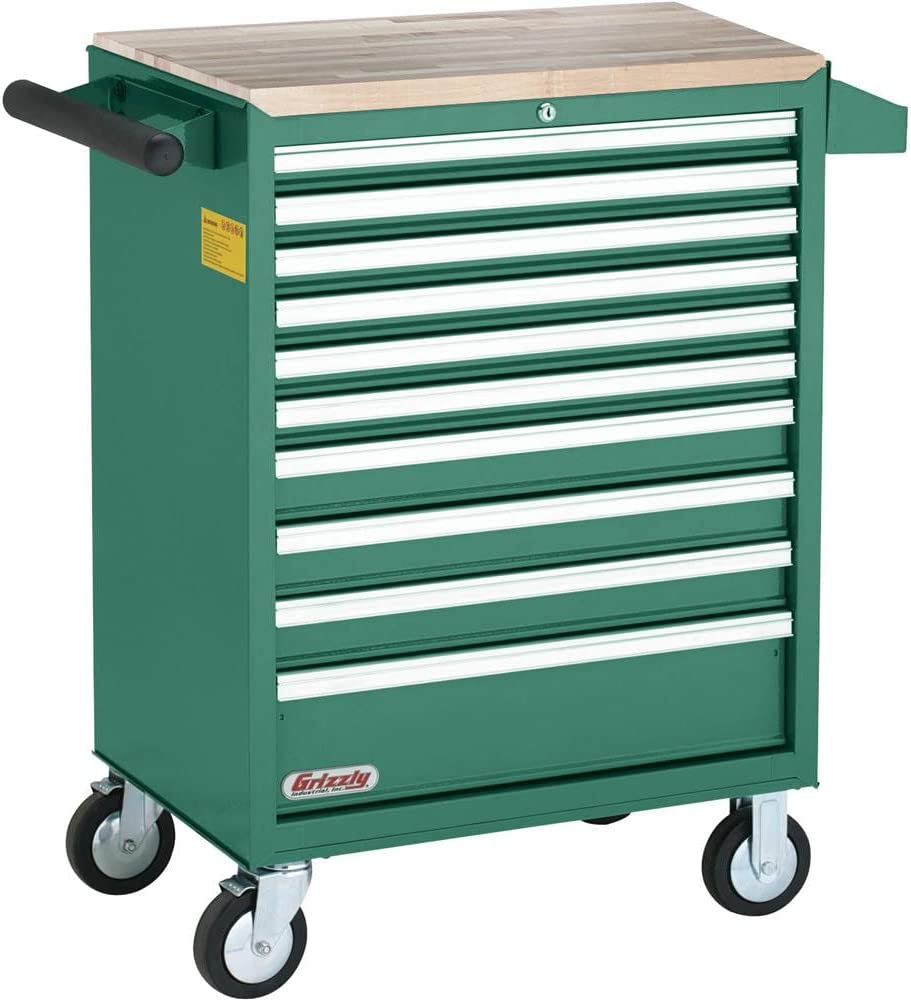 Grizzly Industrial H7730-10-Drawer Rolling Tool Chest