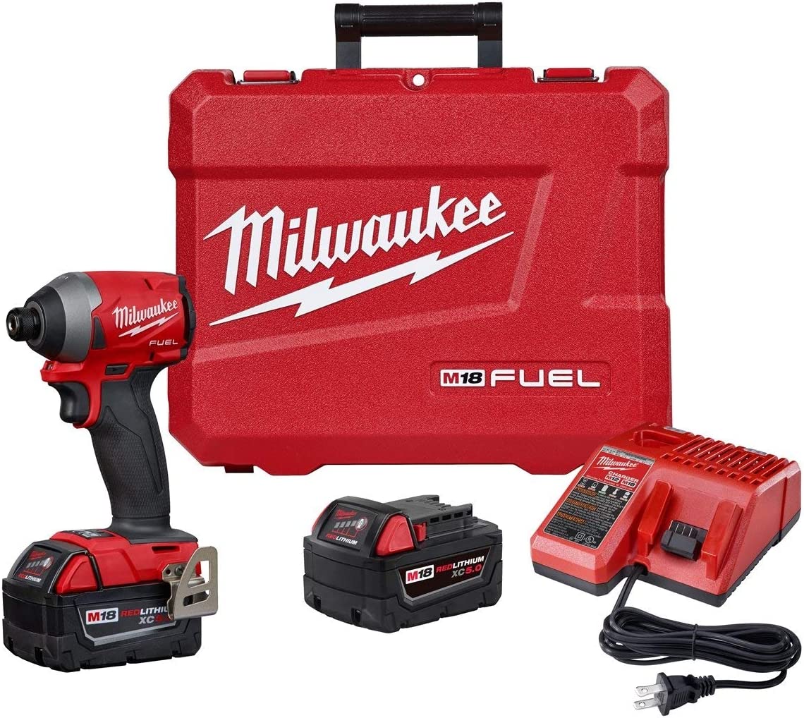 Milwaukee (MLW 2853-22) M18 Fuel 1/4IN Hex Impact Driver XC Kit