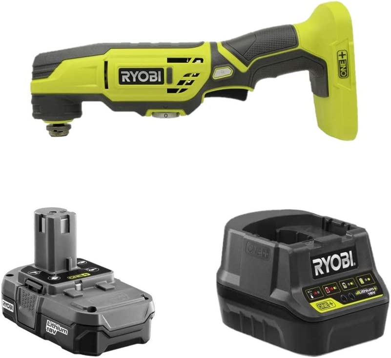 Ryobi 18-Volt Cordless P343 Multi-Tool Kit with Battery and Charger